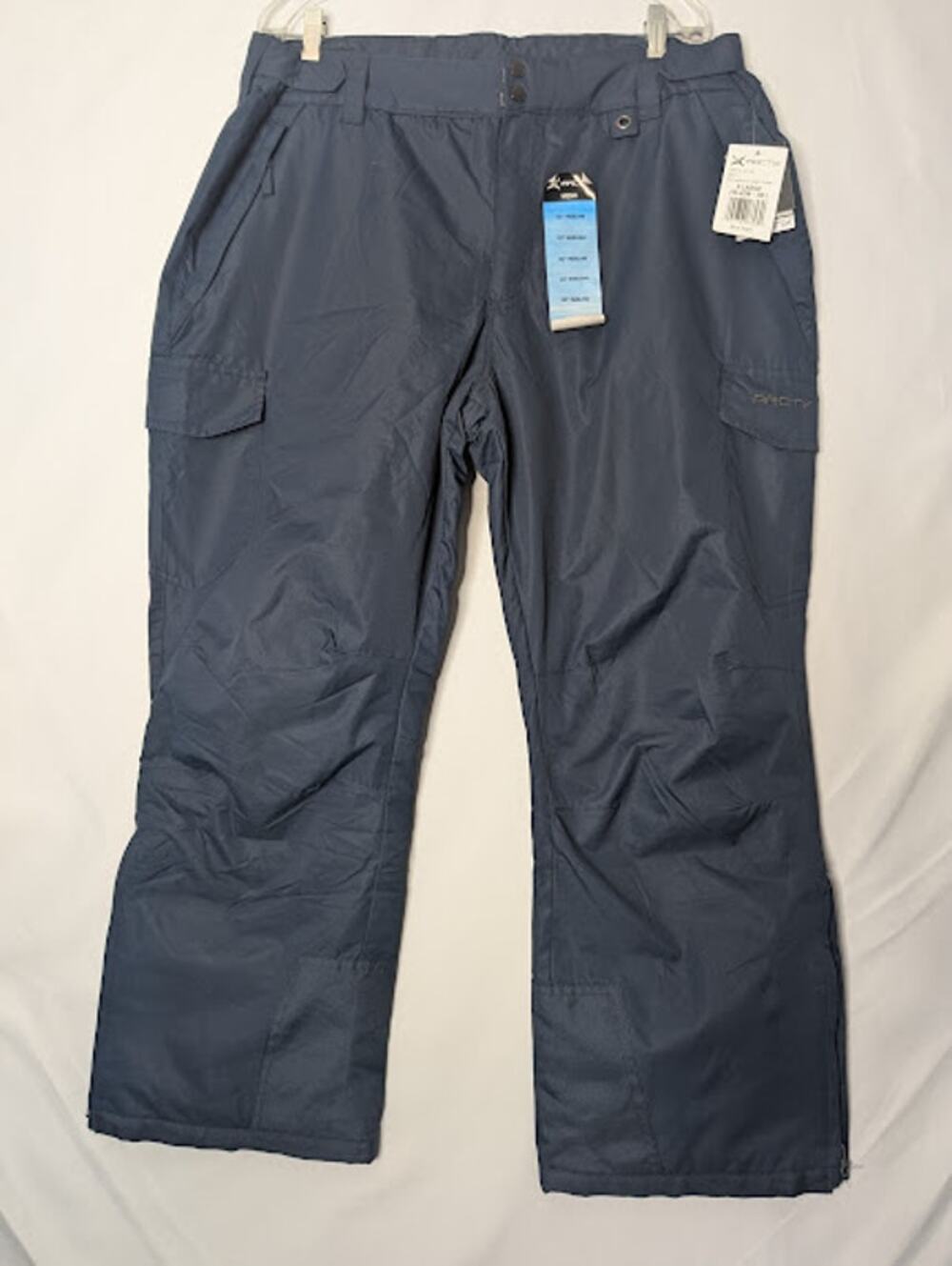 ARCTIX Mens Blue Night Snowsports Cargo Pants XL (40-42W-30L) NWT Snowboard Ski